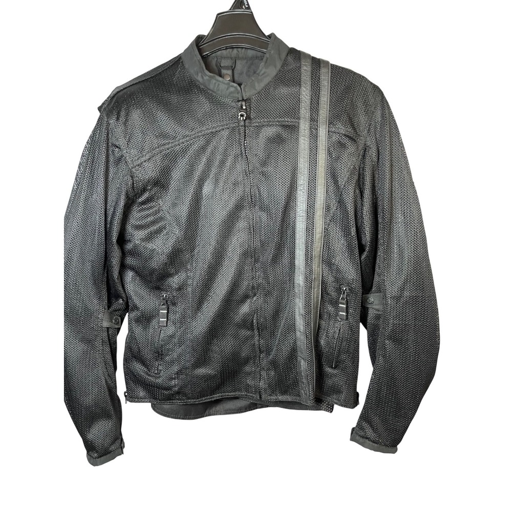 Highway 21 Mesh Armoured Summer Riding Motorcycle Jacket Mens LG